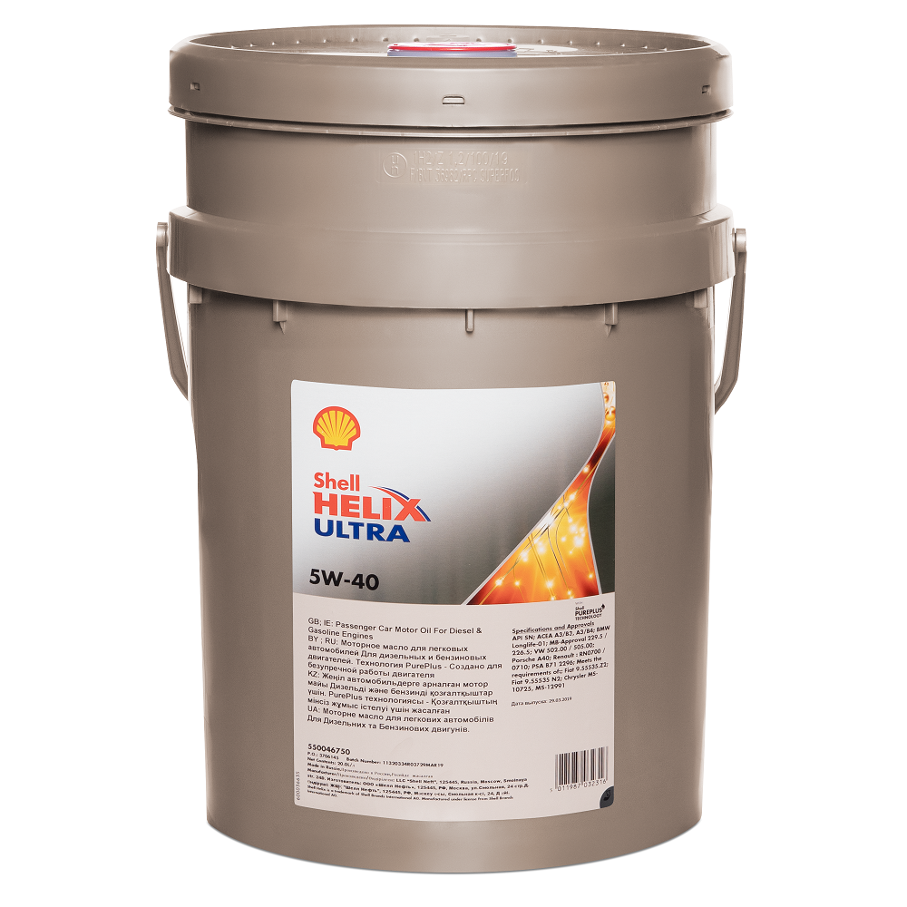 Моторное масло Shell Helix Ultra 5W-40 API SP купить в Москве - цена |  Артикул: 550055905 (550051593, 550046361, 550040755)