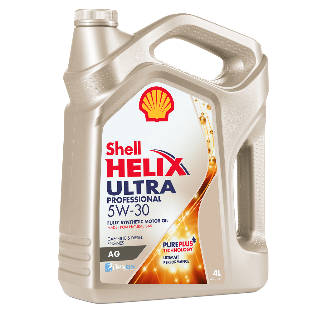 Моторное масло Моторное масло Shell Helix Ultra Professional AG 5W-30  синтетика купить в Москве - цены от официального дистрибьютора «Шелл» |  Артикул: 550046399 (550046441)