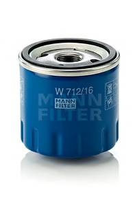 Масляный фильтр MANN-FILTER W712/16