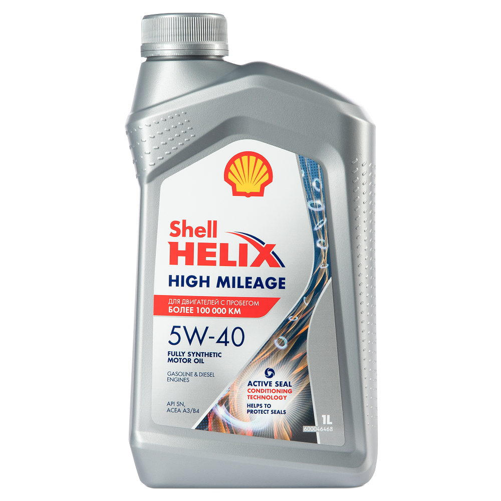 Моторное масло Моторное масло Shell Helix High Mileage 5W-40 синтетика  купить в Москве - цены от официального дистрибьютора «Шелл» | Артикул:  550050425